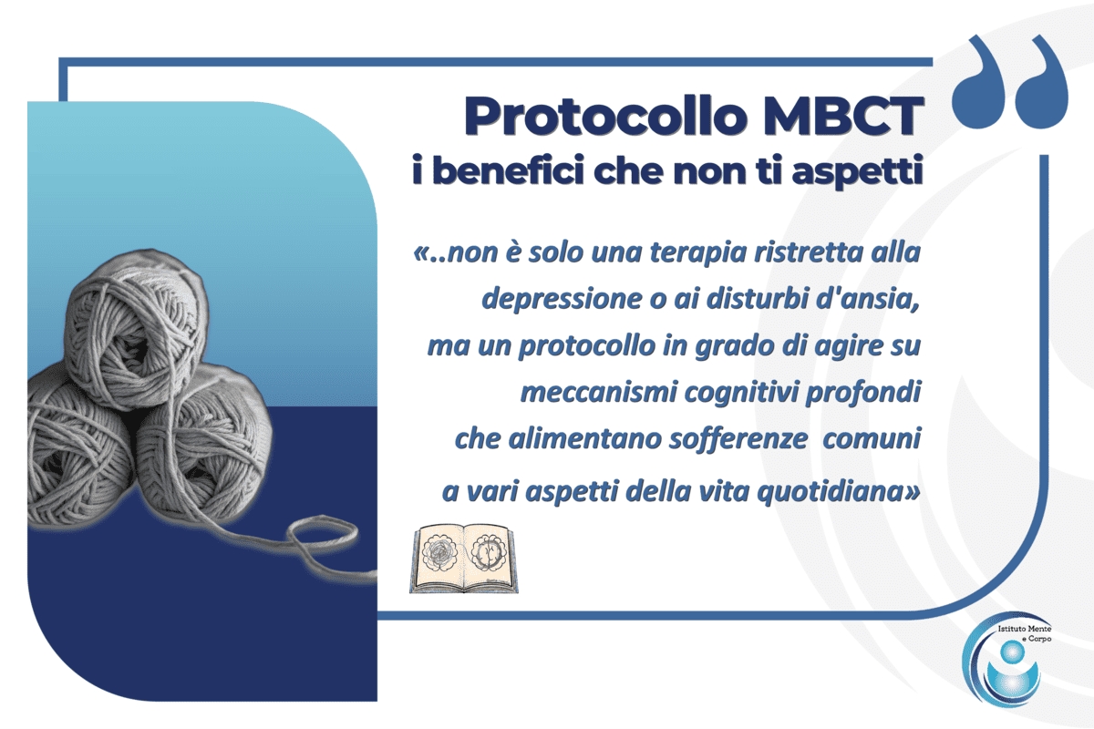 Protocollo MBCT: i benefici che non ti aspetti